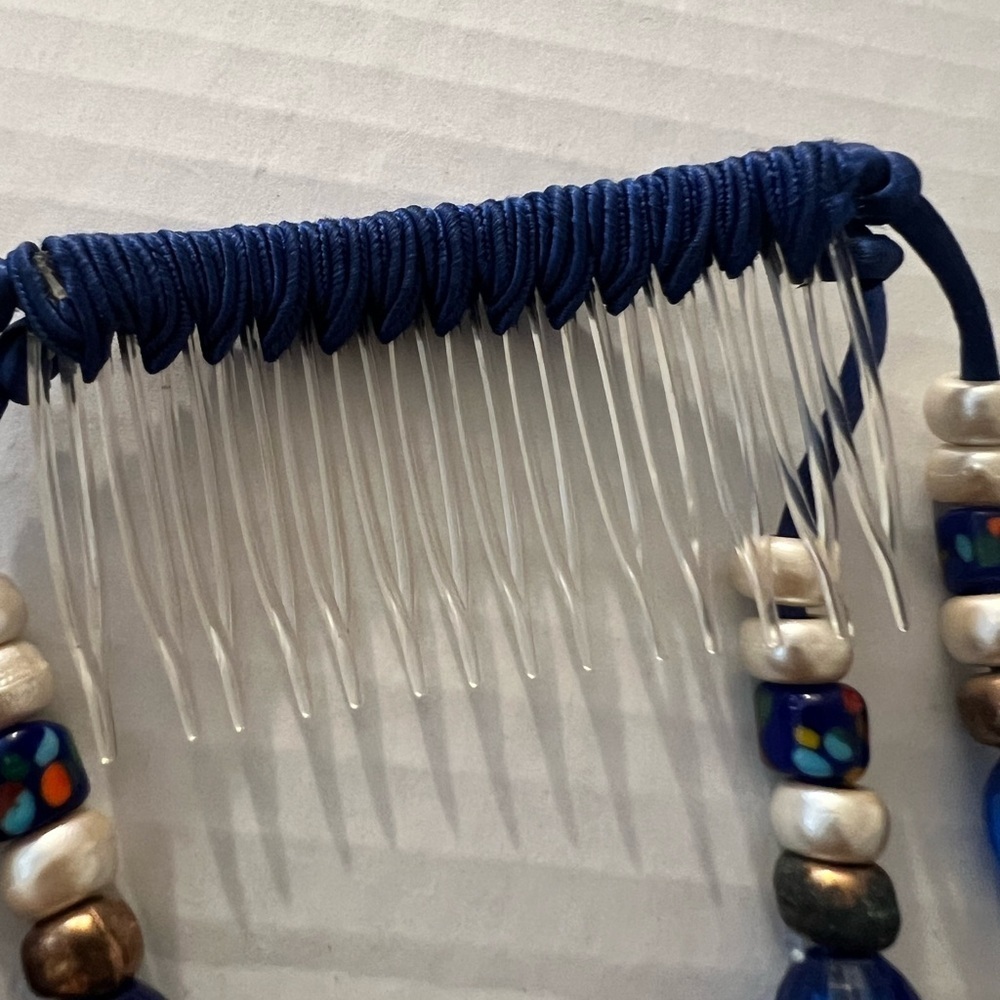 Beaded Hair Combs Set of 4 - Picture 9 of 10
